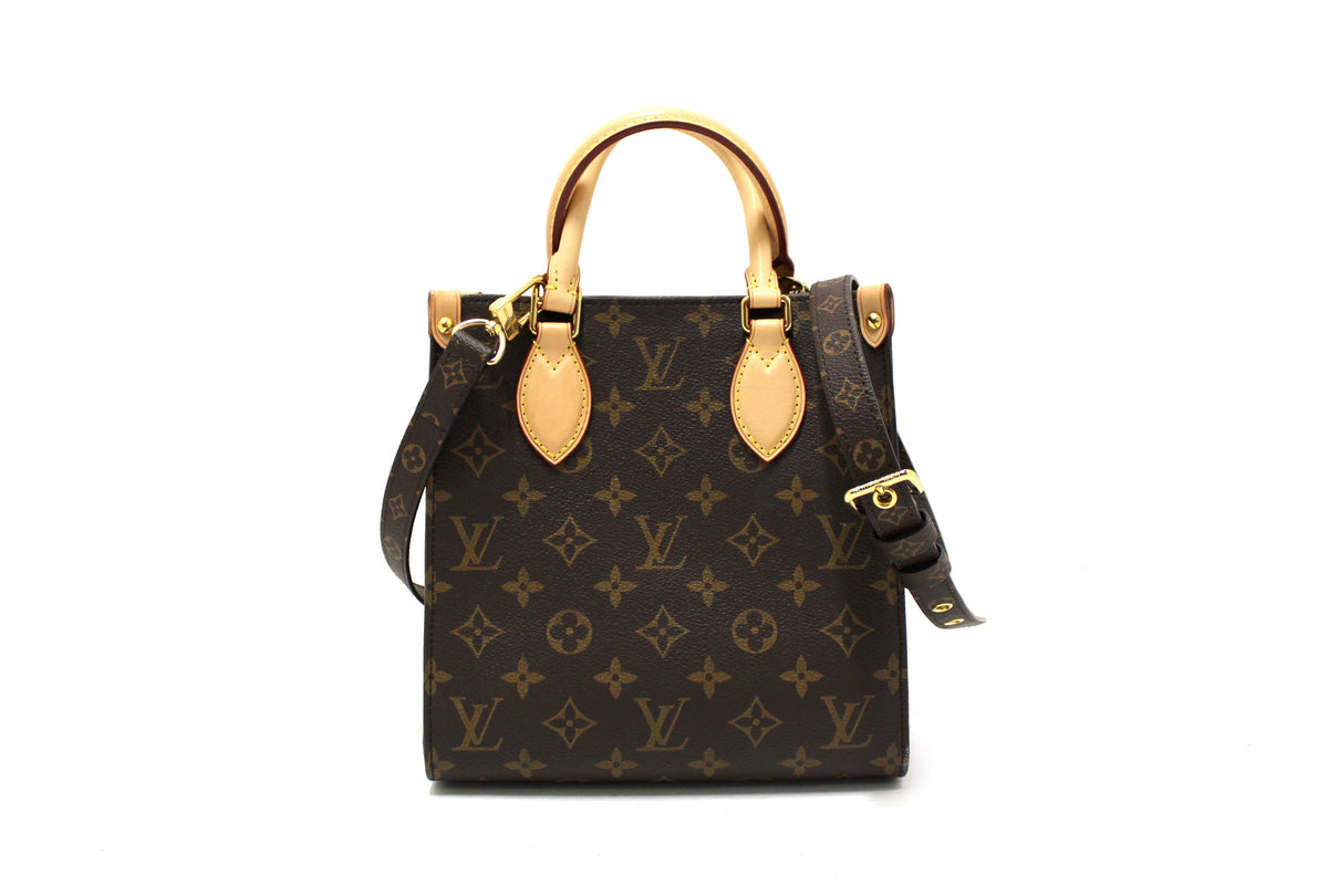 Louis Vuitton Classic Monogram Canvas Sac Plat BB Handbag