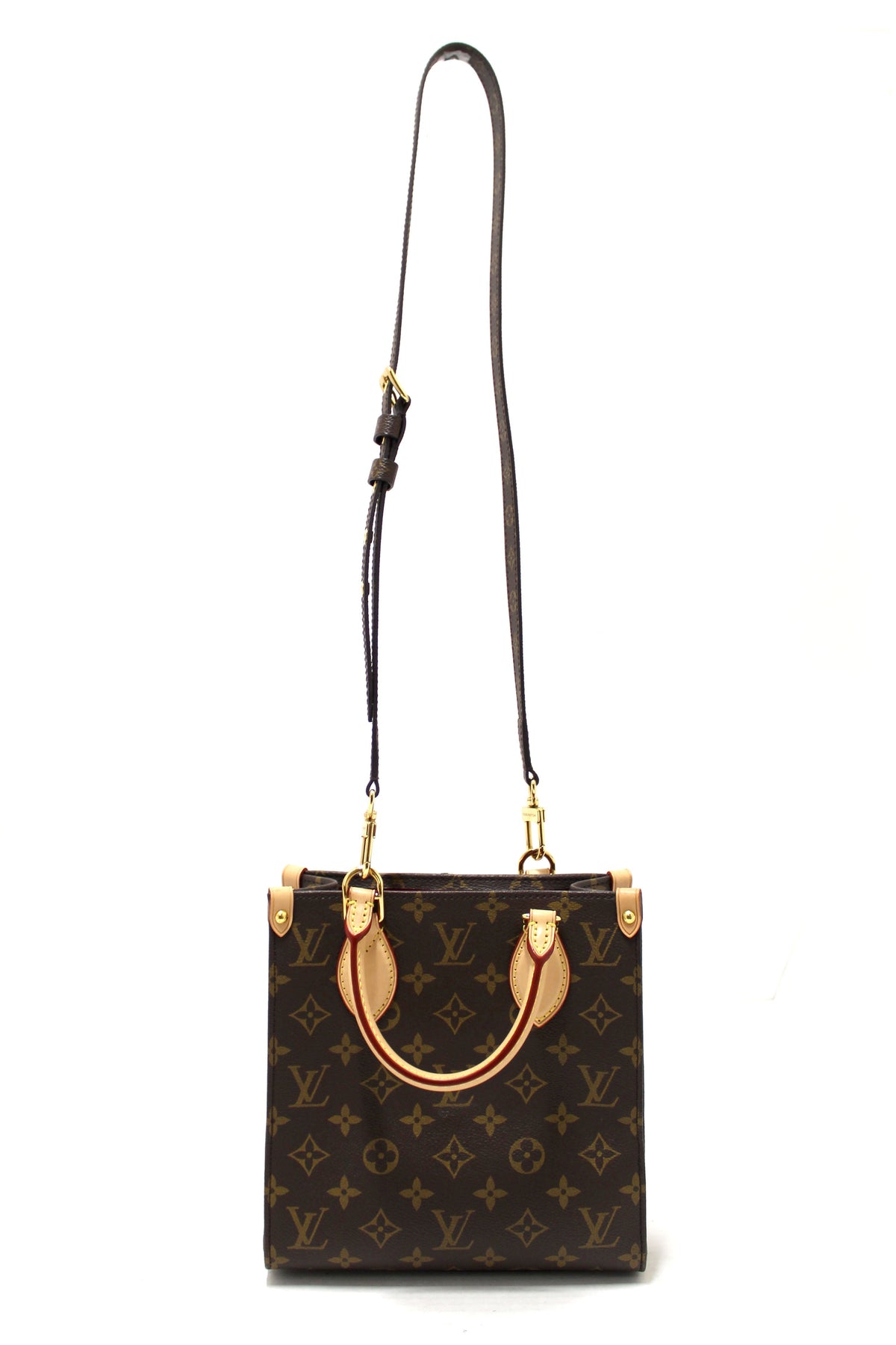 Louis Vuitton Classic Monogram Canvas Sac Plat BB Handbag
