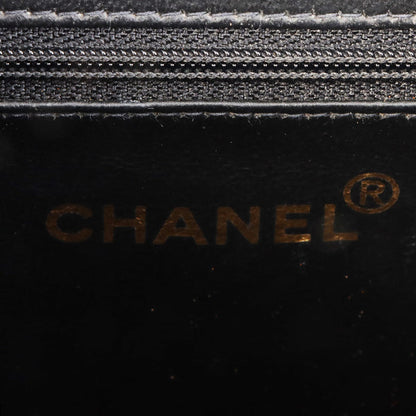 Chanel Around 1998 Made Wild Stitch Turn-Lock Top Handle Bag Black