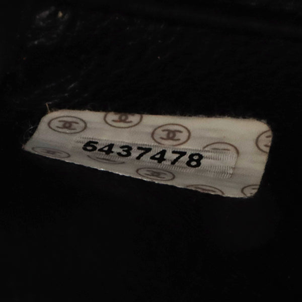 Chanel Around 1998 Made Wild Stitch Turn-Lock Top Handle Bag Black