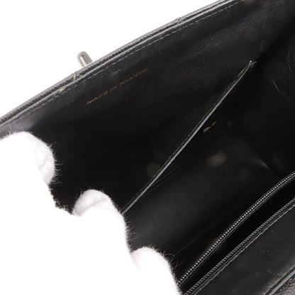 Chanel Around 1998 Made Wild Stitch Turn-Lock Top Handle Bag Black