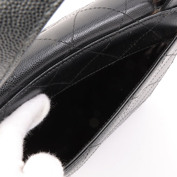 Chanel Around 1998 Made Wild Stitch Turn-Lock Top Handle Bag Black