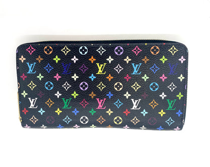 LOUIS VUITTON TAKASHI MURAKAMI MONOGRAM MULTICOLOR ZIPPY WALLET