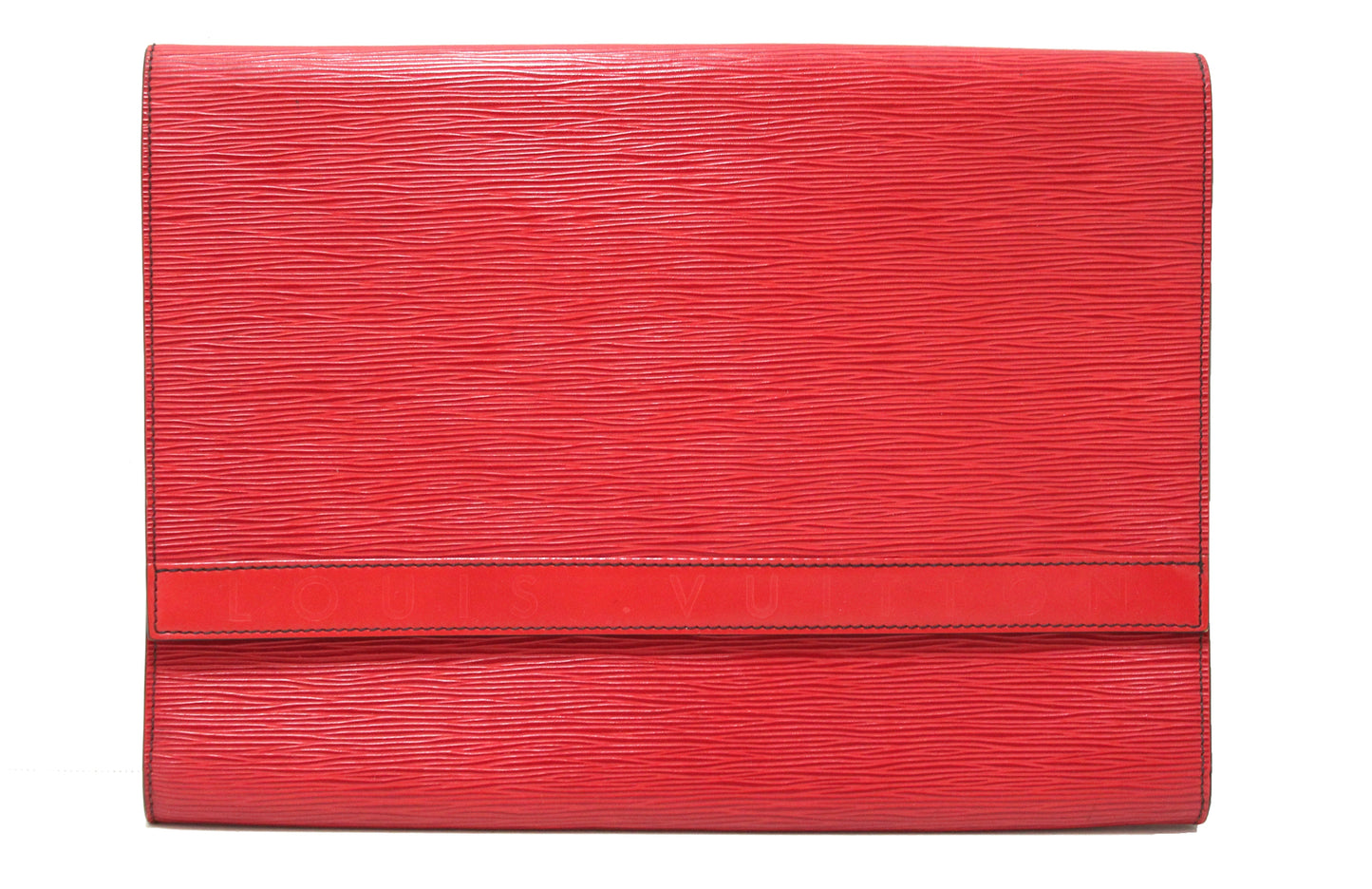 LOUIS VUITTON Louis Vuitton Red Epi Leather Pochette Business Portfoli | Italystation.com - Shop Now at italystation.com