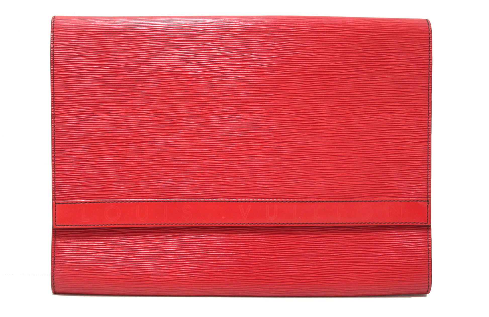 LOUIS VUITTON Louis Vuitton Red Epi Leather Pochette Business Portfoli | Italystation.com - Shop Now at italystation.com