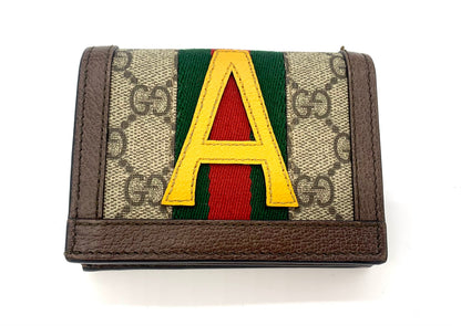 GUCCI GG SUPREME OPHIDIA CARD CASE