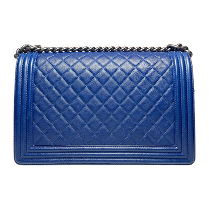 Chanel Navy Boy Bag