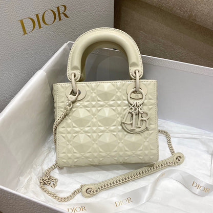DR308 Mini Lady Dior Bag / HIGHEST QUALITY VERSION / 6.5 x 6 x 3 inches