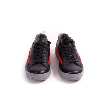 Prada Leather Low Top Sneakers