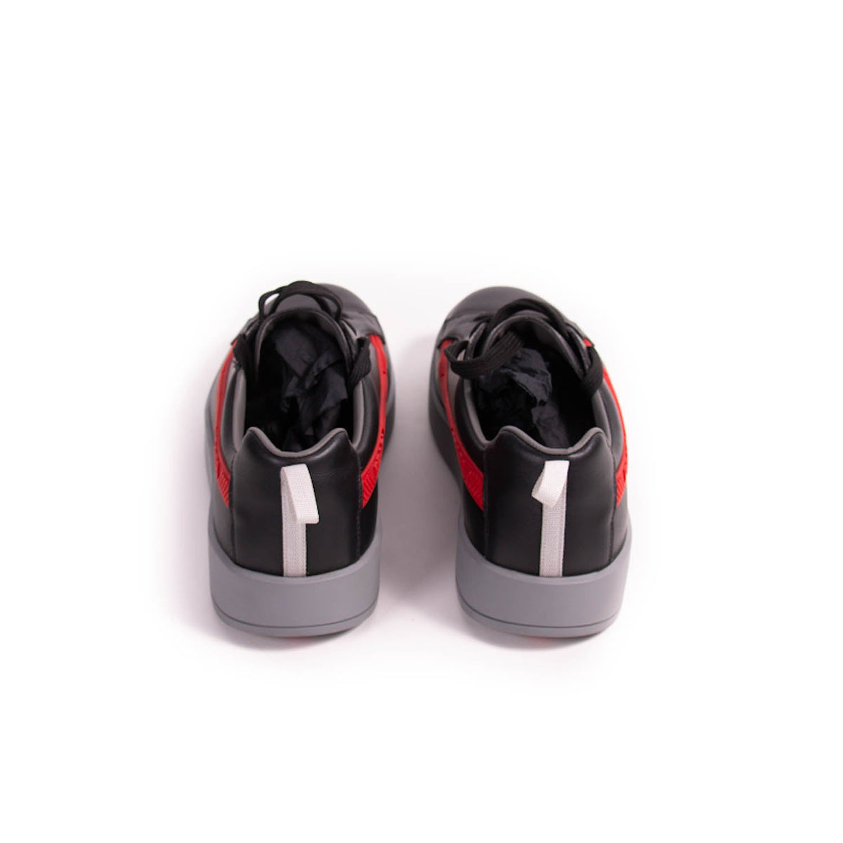 Prada Leather Low Top Sneakers
