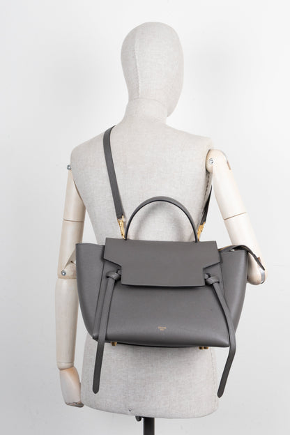 CELINE Mini Belt Bag Grey