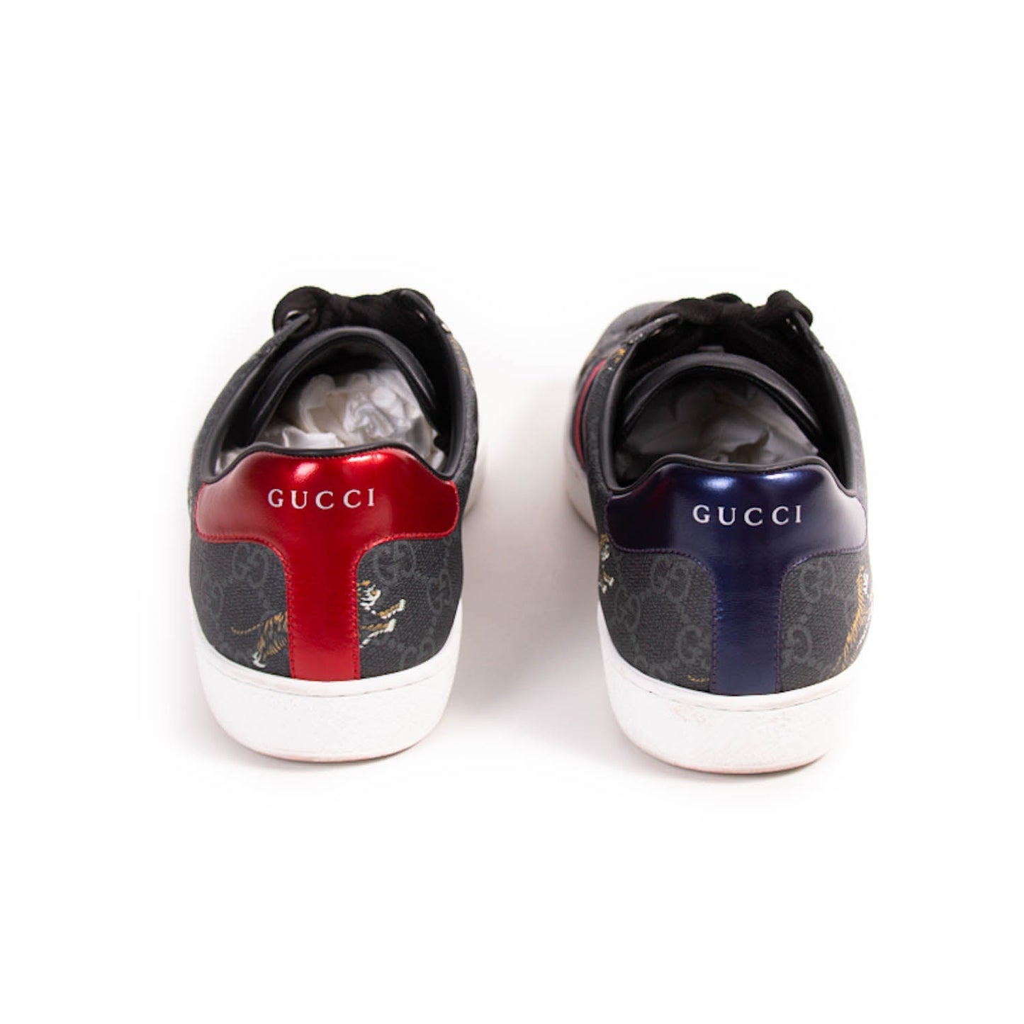 Gucci Ace GG Supreme Tiger Prints Sneakers