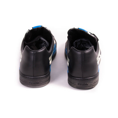 Prada Leather Low-Top Print Sneakers