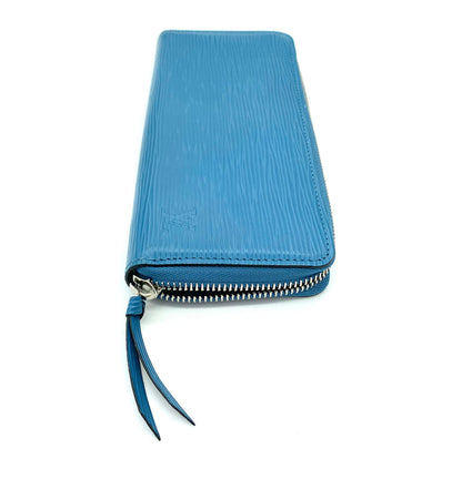 LOUIS VUITTON BLUE EPI CLEMENCE WALLET
