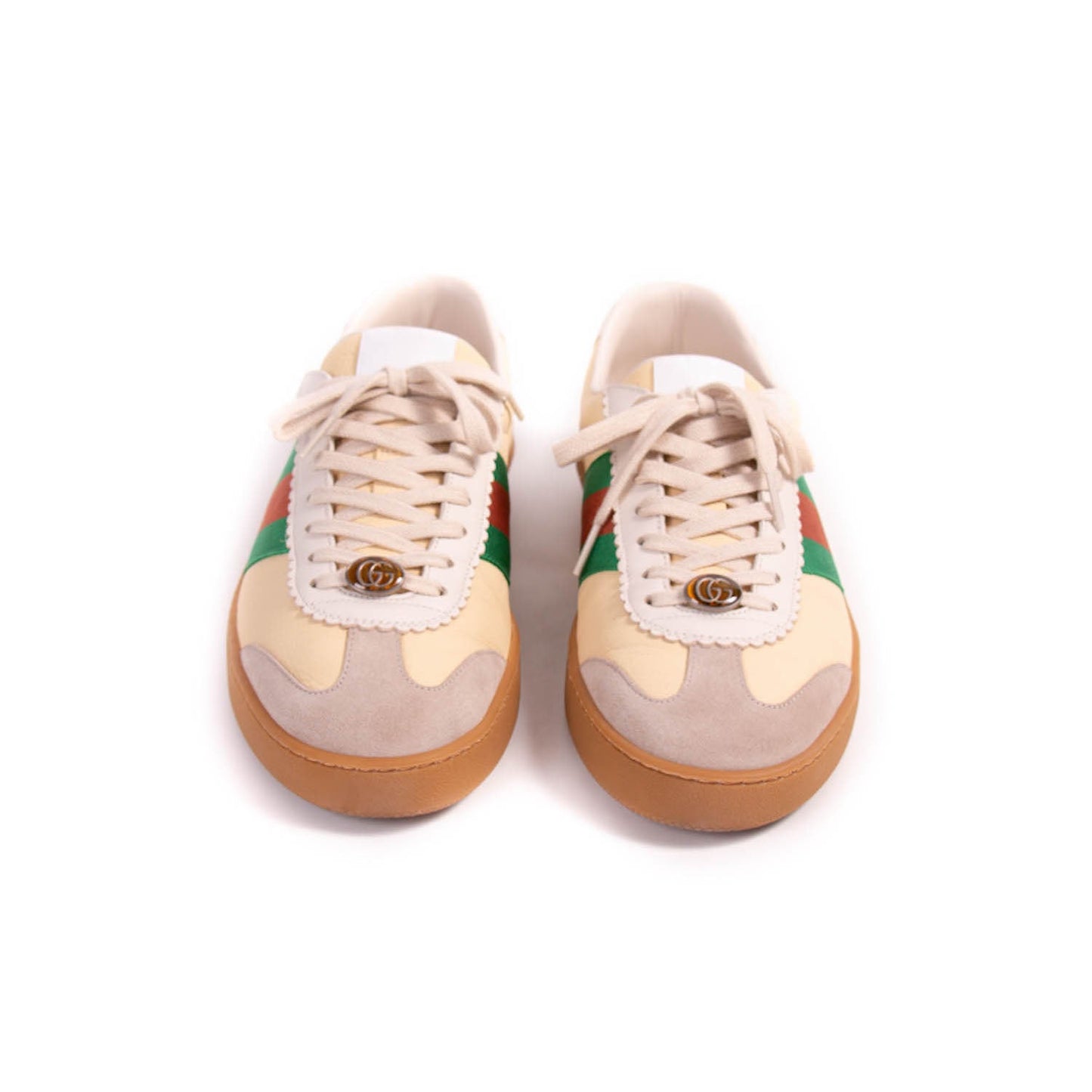 Gucci Ace Leather Bee Sneakers