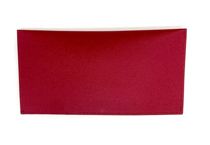 LOUIS VUITTON RED LEATHER CARD HOLDER