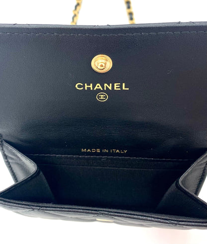 CHANEL MINI QUILTED WALLET ON CHAIN