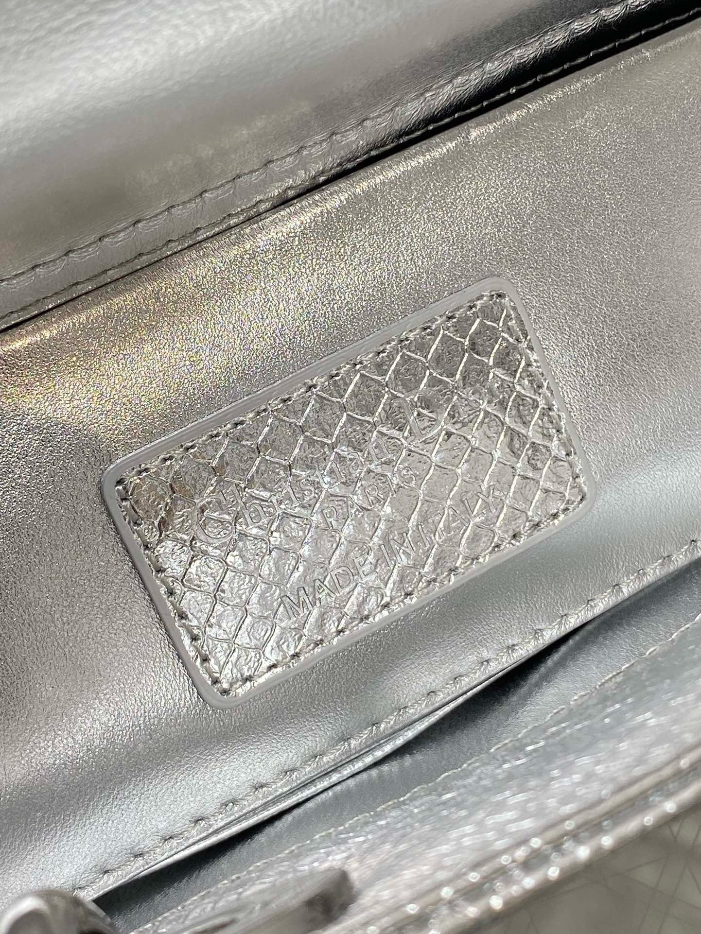 DR543 Small Lady D-Joy Bag(Snakeskin) / 8.5 x 4.5 x 2.5 inches / HIGHEST QUALITY VERSION