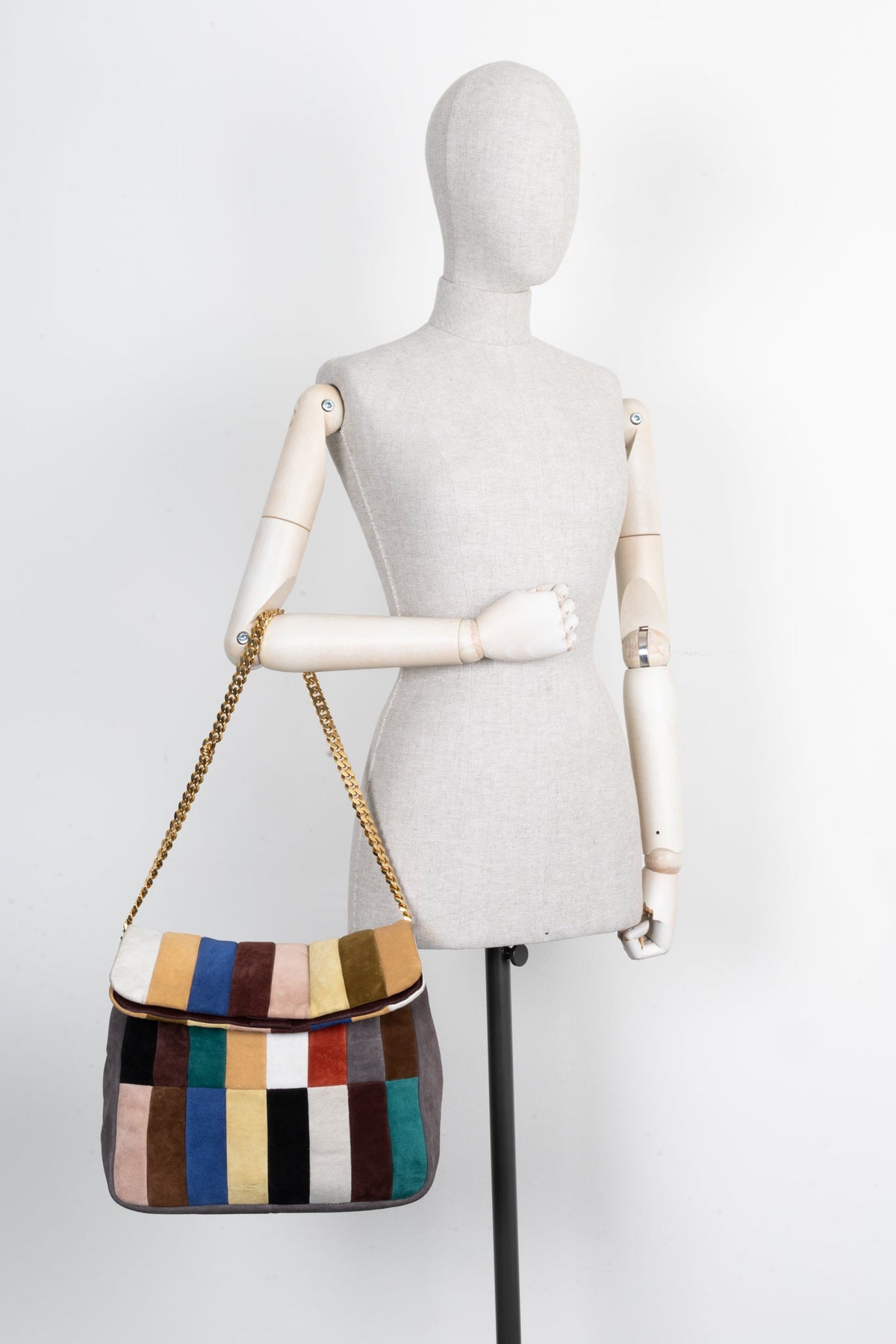 CÉLINE Gourmette Bag Patchwork Multicolor