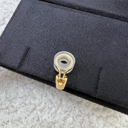 Chanel COCO Single Earring Clip in 18K Yellow Gold with 1 Diamond (Ref. J13307)