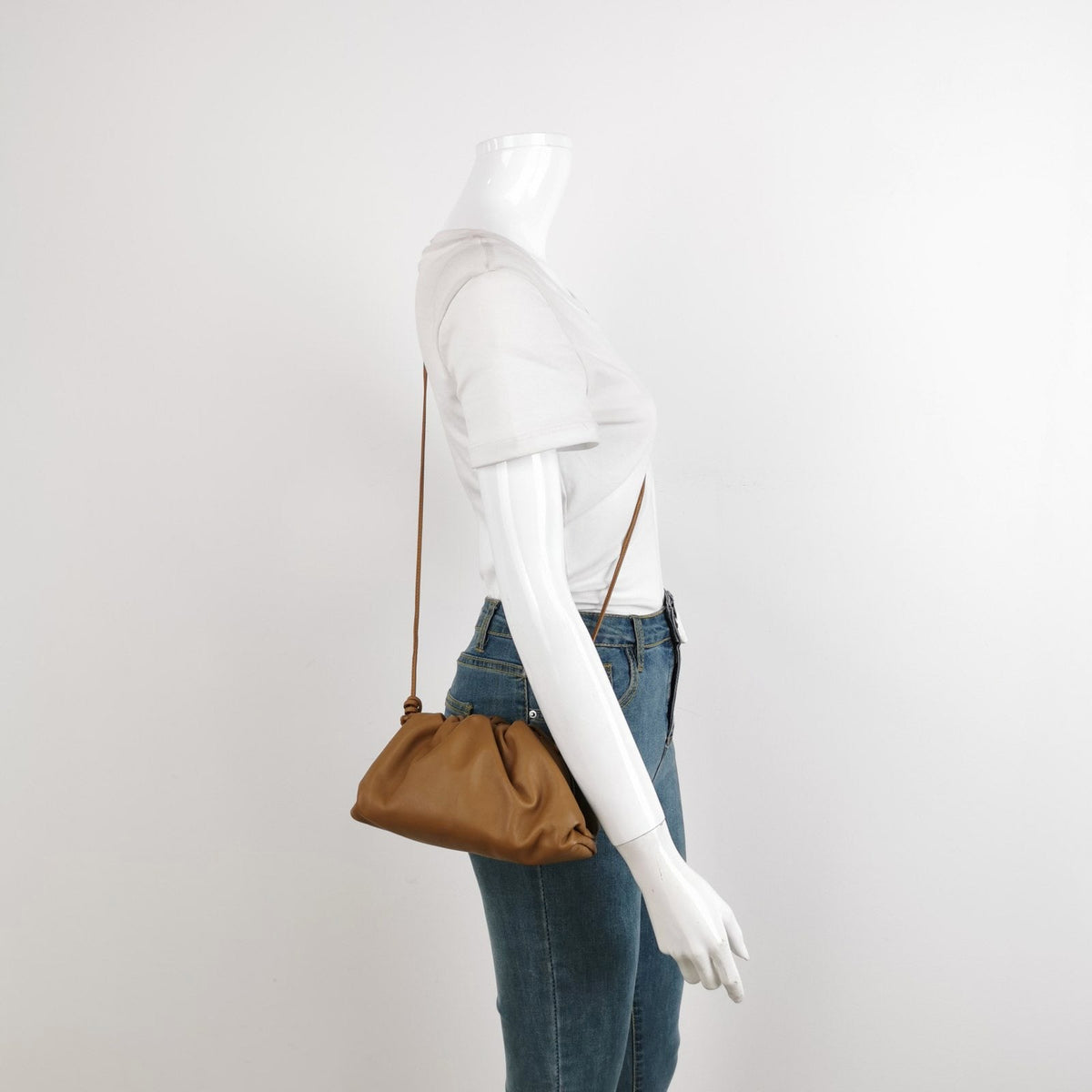 Bottega Veneta Pouch Mini Brown Leather