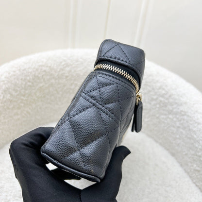 [Brand New - Local Full Set - Nov 2025] Chanel 26C Vanity / Clutch with Chain (LP Style Bag) in Black Caviar and LGHW