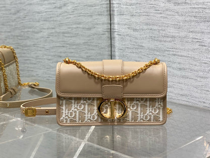 DR547 30 Montaigne East-West Bag with Chain /  8.5x4.5x2.5inches / HIGHEST QUALITY VERSION