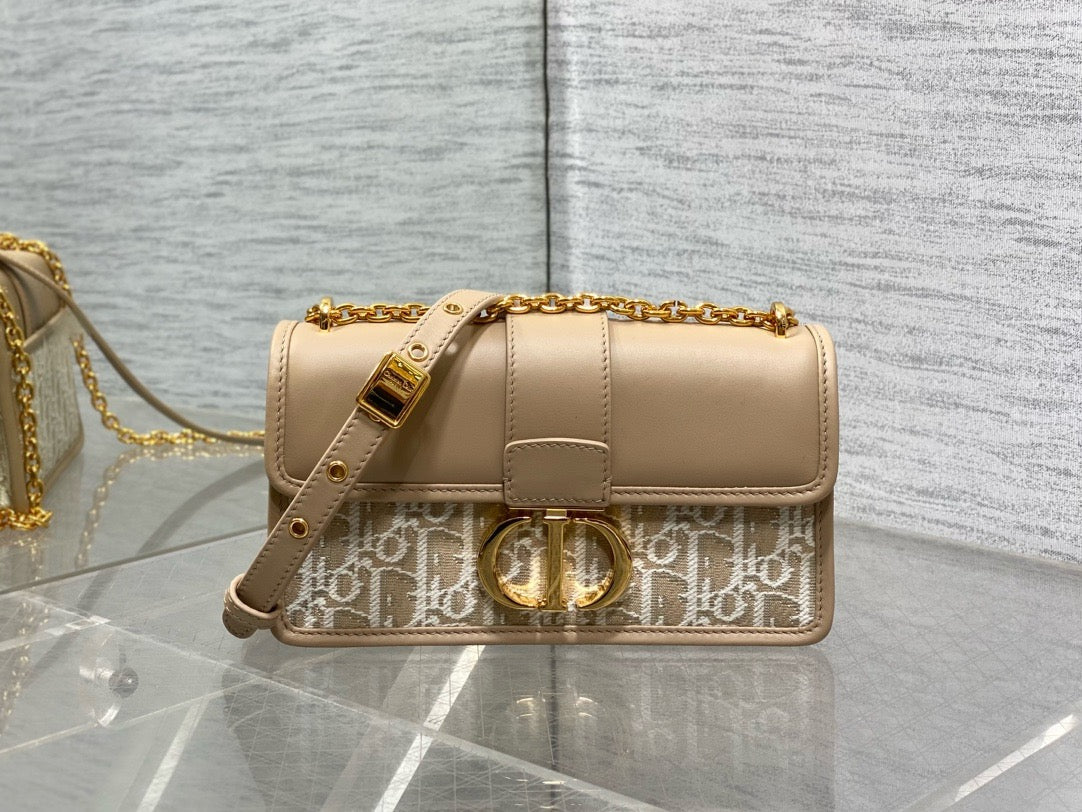 DR547 30 Montaigne East-West Bag with Chain /  8.5x4.5x2.5inches / HIGHEST QUALITY VERSION