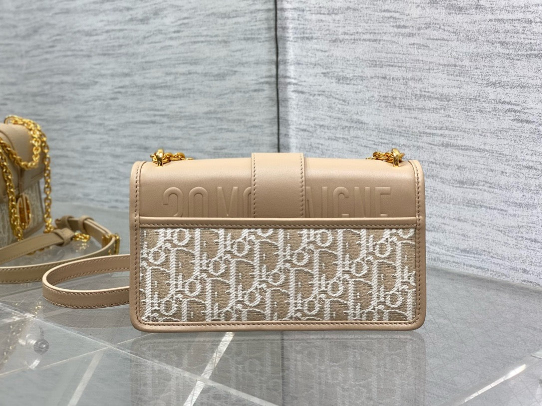 DR547 30 Montaigne East-West Bag with Chain /  8.5x4.5x2.5inches / HIGHEST QUALITY VERSION