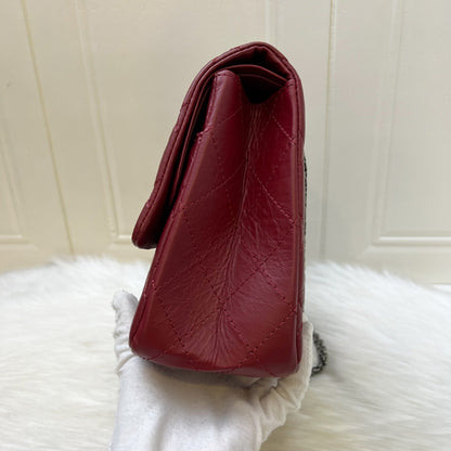 Chanel 2.55 Reissue 227 Maxi Flap in Red Distressed Calfskin and RHW