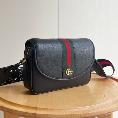 GC700 Ophidia Medium Shoulder Bag / 10.2x6.7x2.7inch