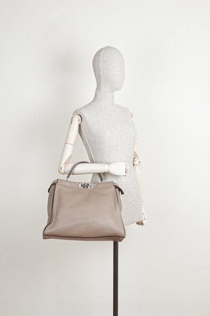 FENDI Peekaboo Large Taupe