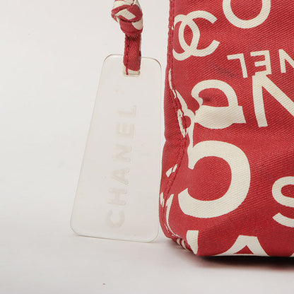 Chanel Around 2002 Made By Sea Line Multi Pouch Red