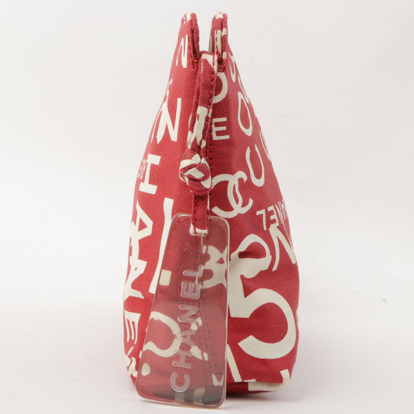 Chanel Around 2002 Made By Sea Line Multi Pouch Red