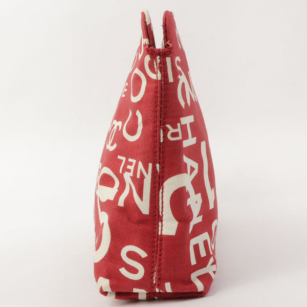 Chanel Around 2002 Made By Sea Line Multi Pouch Red