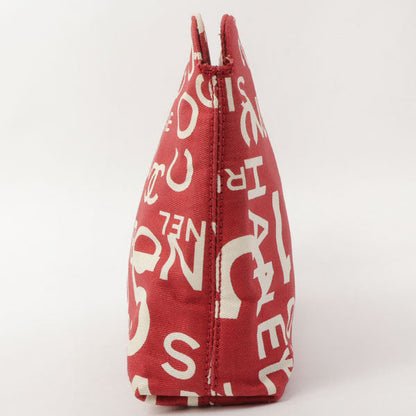 Chanel Around 2002 Made By Sea Line Multi Pouch Red
