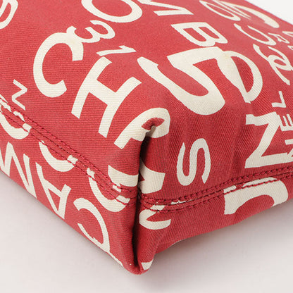 Chanel Around 2002 Made By Sea Line Multi Pouch Red