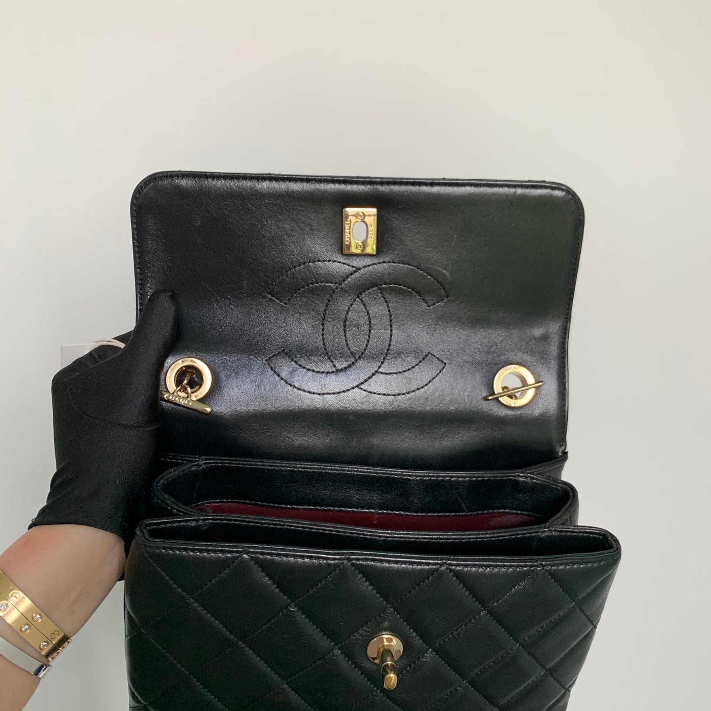 Small Trendy CC in Lambskin Leather with GHW