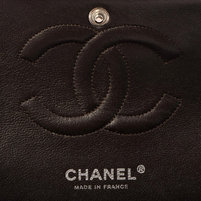 Chanel Around 2006 Made Caviar Skin Classic Flap Chain Bag 25Cm Dark Brown