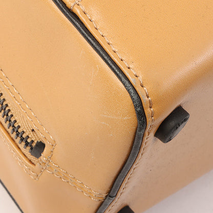 Chanel Around 2000 Made Cc Mark Plate Chain Shoulder Bag Beige