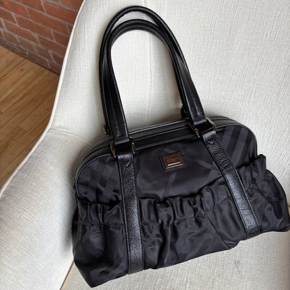 Burberry 'Black Johnstone' Bowling Bag