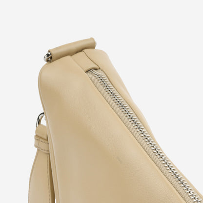 Triangle Crossbody - Beige