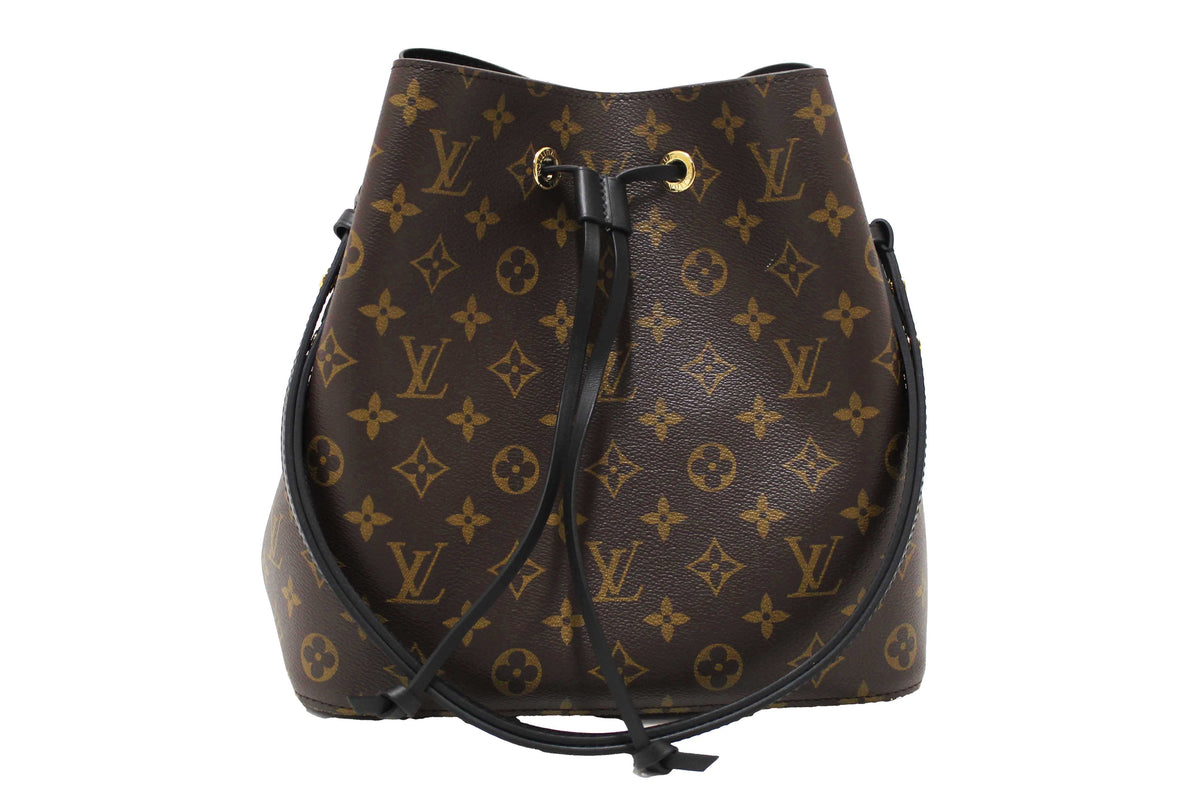 Louis Vuitton Classic Monogram Black NeoNoe Shoulder Bag