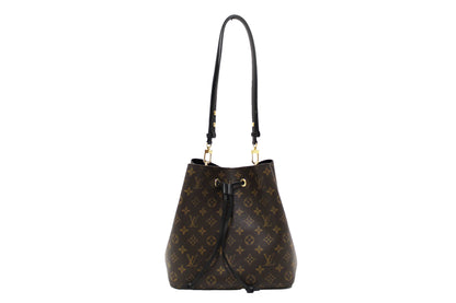 Louis Vuitton Classic Monogram Black NeoNoe Shoulder Bag