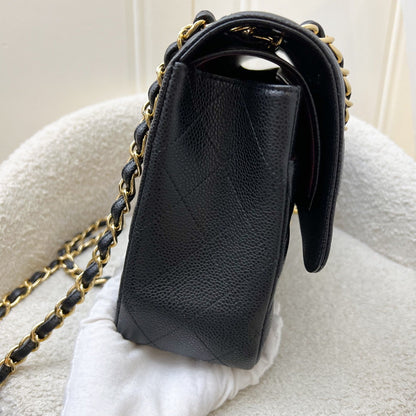 Chanel Jumbo Classic Flap DF in Black Caviar and GHW (Model: A58600)