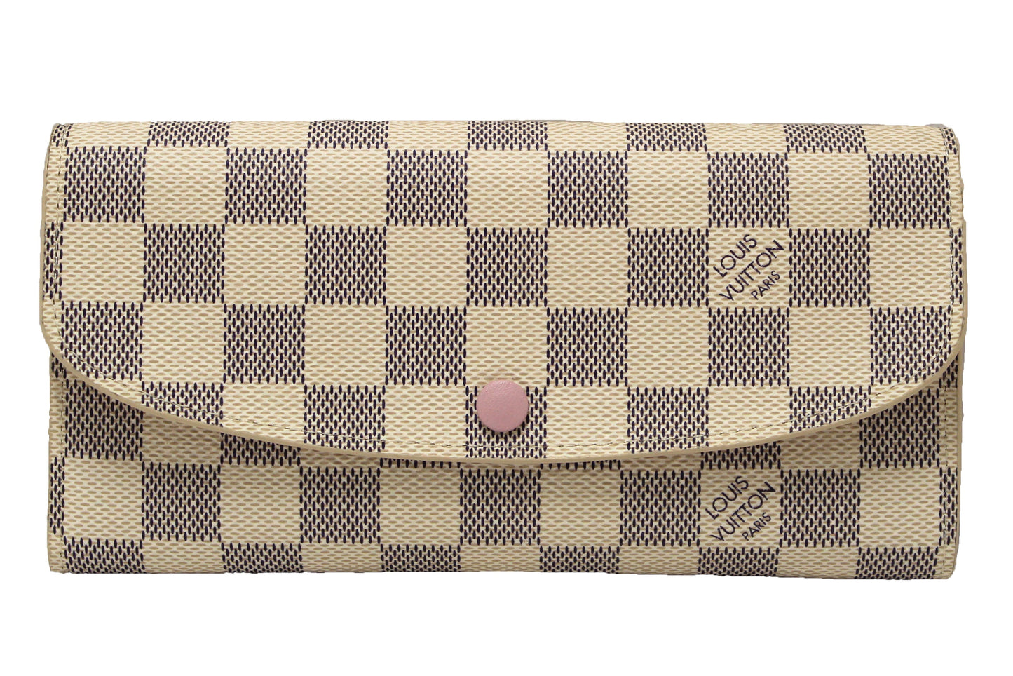 New Louis Vuitton Damier Azur Canvas Emilie Flap Wallet