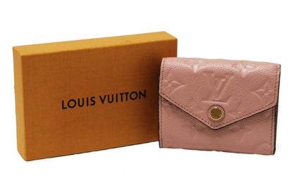 Louis Vuitton Pink Monogram Empreinte Leather Zoé Wallet