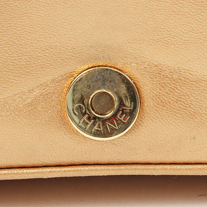 Chanel 2002 Made Big Coco Mark Stitch 2 Way Bag Bronze