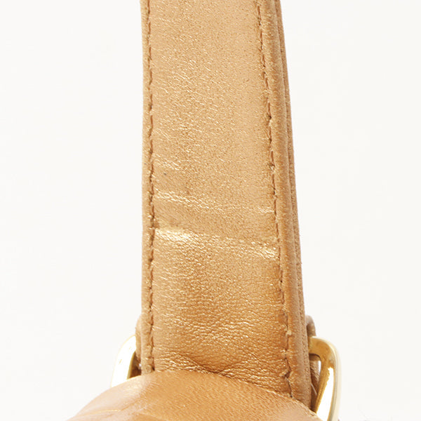 Chanel 2002 Made Big Coco Mark Stitch 2 Way Bag Bronze