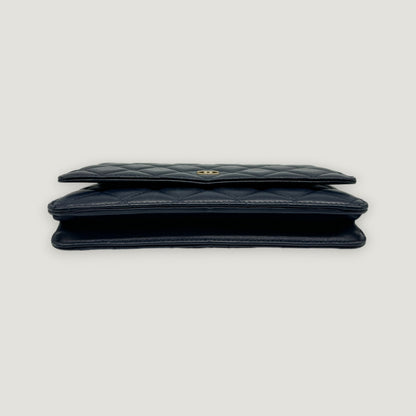 CHANEL WALLET ON CHAIN BAG | NAVY BLUE
